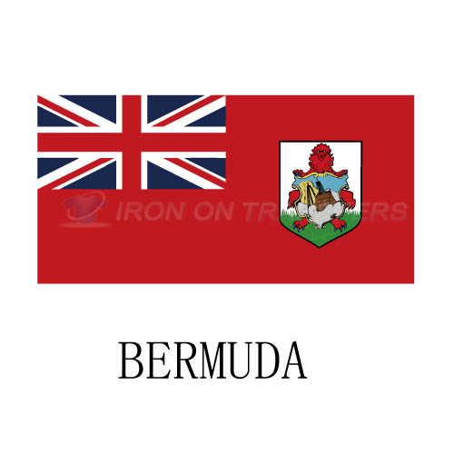 Bermuda flag Iron-on Stickers (Heat Transfers)NO.1830